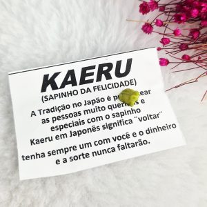 Talismã Kaeru - Sapinho da Felicidade