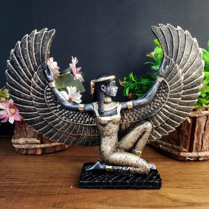 Ísis Asa Aberta PQ 17cm - Ouro Velho