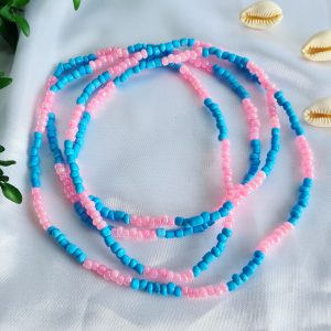 Guia Azul Celeste e Rosa Miçangão