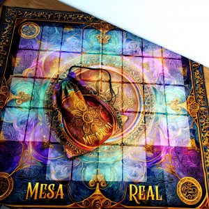 Kit Toalha de Tarô Mesa Real Cigana