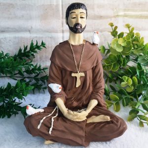 São Francisco Meditando - Colorido
