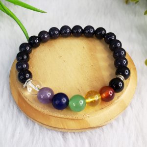 Pedra da Estrela Sintética - Pulseira Pedras da Sorte 8mm - Imagem 3