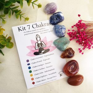 7 Chakras - Kit de Pedras Roladas GR