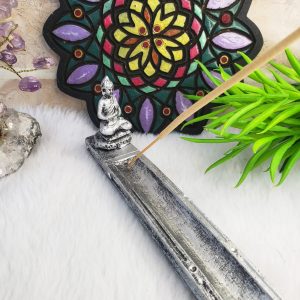 Incensário Barra Buda Hindu PQ - Prata - Imagem 3