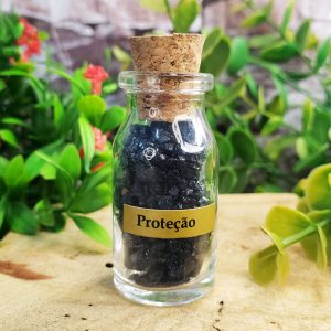 Turmalina Negra - Garrafa Talismã da Proteção