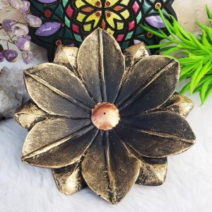 Incensário Pratinho Flor Md