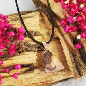 Jaspe Mookaite - Colar Pedra Bruta - Imagem 3