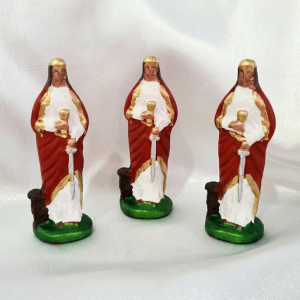 Iansã/Santa Bárbara - Miniatura em Metal - 3 unidades