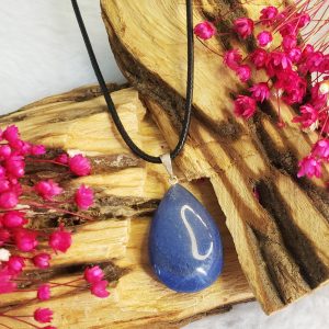 Quartzo Azul - Colar Gota BR