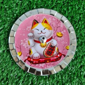 Gato Japonês Maneki Neko - Incensário Metal - Imagem 3
