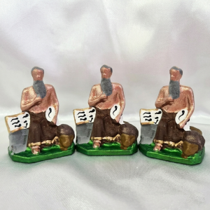 Xangô São Jerônimo Miniatura em Metal - 3 unidades
