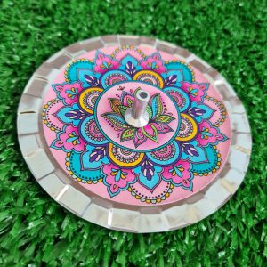 Mandala 5 - Incensário Metal - Imagem 4