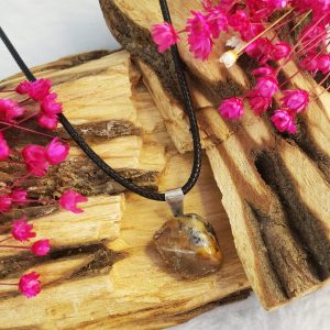 Ágata Dendrítica - Colar Pedra Rolada - Imagem 3