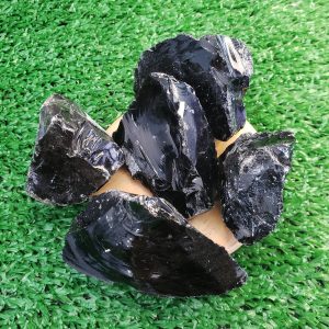Obsidiana Negra Pedra Bruta- Pct c/ 250gr