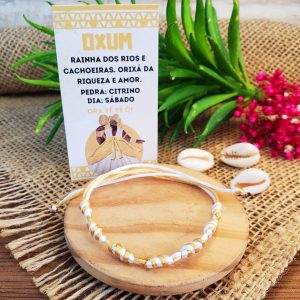 Pulseira Proteção e Axé - Oxum