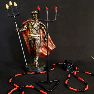 Garfo Tridente de Exu c/ Base 20cm