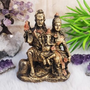 Família Hindu - Shiva, Ganesha e Lakshimi