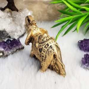 Elefante Indiano Miniatura - Ouro Velho - Imagem 3