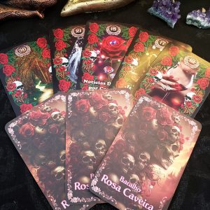 Baralho Rosa Caveira 36 Cartas - Imagem 4