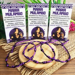 Pulseira Proteção e Axé - Maria Mulambo - 12 unidades