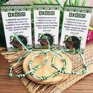 Pulseira Proteção e Axé - Oxóssi - 12 unidades