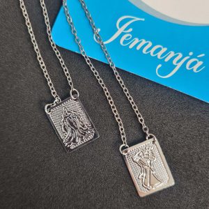 Iemanjá - Escapulário de Metal Inox - Imagem 3