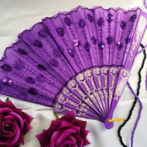 Leque - Roxo