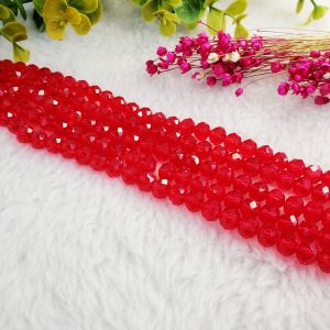 Fio de Cristal 8mm - Vermelho