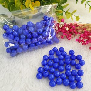 Bolinha de Cerâmica 8mm - Azul Royal