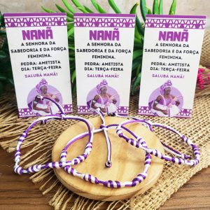 Pulseira Proteção e Axé - Nanã - 12 unidades