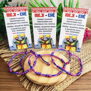Pulseira Proteção e Axé - Ibeji - Erê - 12 unidades