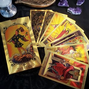 Tarô Dourado de Waite - O Louco 78 Cartas