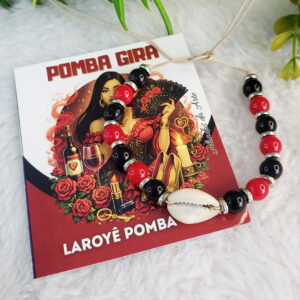 Pomba Gira - Tornozeleira/Pulseira c/ Búzio