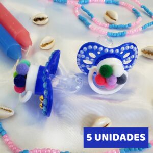 Kit Chupeta de Erê - Azul - 5 peças