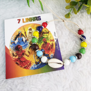 Sete Linhas - Tornozeleira/Pulseira c/ Búzio