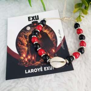 Exu - Tornozeleira/Pulseira c/ Búzio