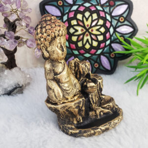 Incensário Cascata Pedra Buda Menino - Zen 3 - Imagem 3