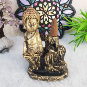 Incensário Cascata Pedra Buda Menino - Zen 3 - Imagem 4