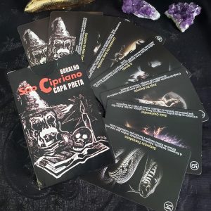 Baralho São Cipriano Capa Preta 36 Cartas