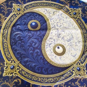 Toalha Yin Yang Escura - Imagem 3
