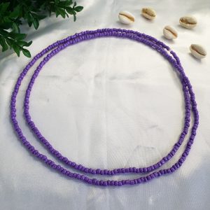 Guia Roxo Miçangão 90cm